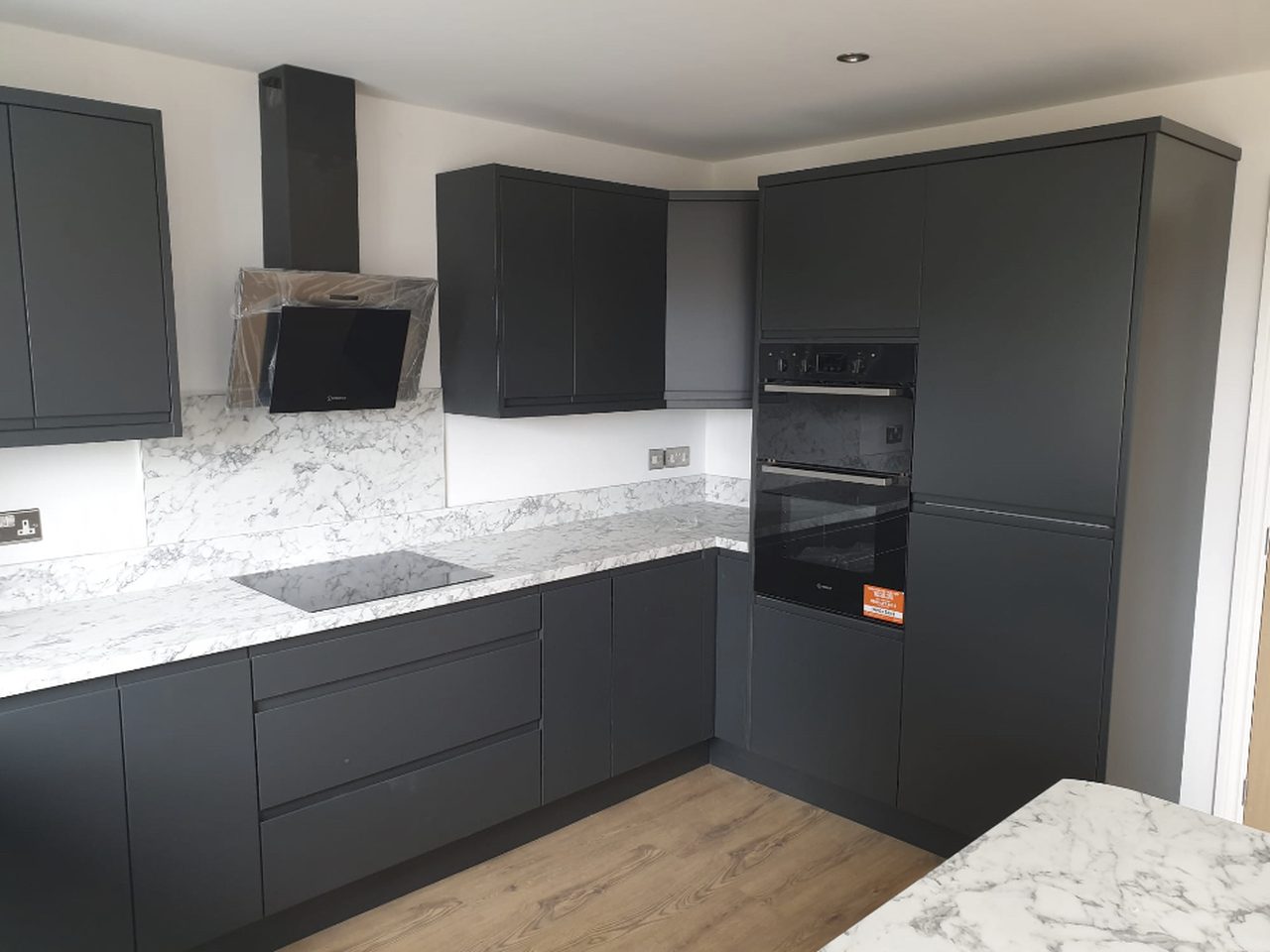 Modern fitted kitchen installed in Tameside